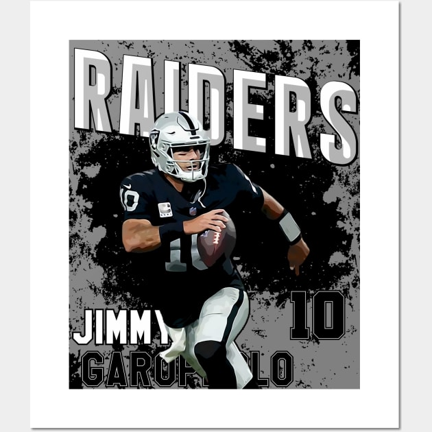 Jimmy Garoppolo || raIDERS || 10 Wall Art by Aloenalone